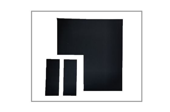 Black antistatic flocking cloth.